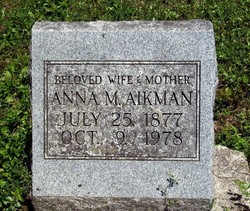 Anna May <I>Cannon</I> Aikman 
