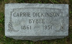 Carrie <I>Dickinson</I> Bybee 