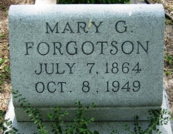 Mary <I>Goldman</I> Forgotson 