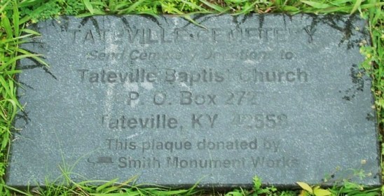 Tateville Baptist Church Cemetery