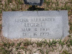 Myra Leona <I>Allen</I> Alexander Leggett 