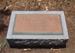 Helen Ward <I>Hollowell</I> Aldridge 