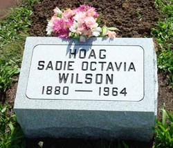 Sadie Octavia <I>Wilson</I> Hoag 