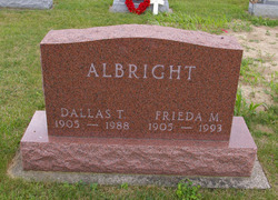 Frieda May <I>Woodruff</I> Albright 