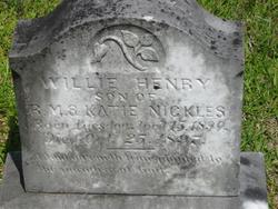 Willie Henry Nickles 