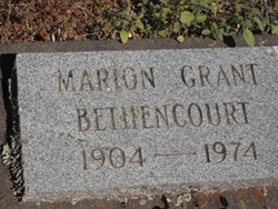 Marion C <I>Grant</I> Bethencourt 