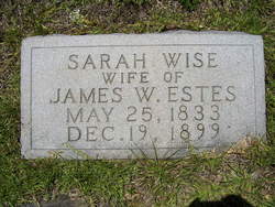Sarah Ann <I>Wise</I> Estes 