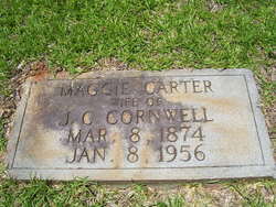 Margaret “Maggie” <I>Carter</I> Cornwell 
