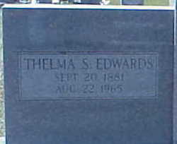 Thelma Sarah “Sallie” <I>Edwards</I> Franklin 