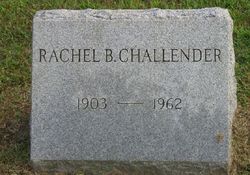 Rachel B <I>Cranmer</I> Challender 