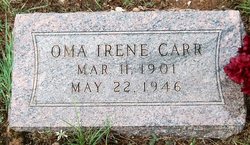 Oma Irene <I>Butcher</I> Carr 