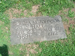 Bertha M. <I>Johnson</I> Hall 