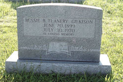 Bessie B. <I>Flanery</I> Gilkison 