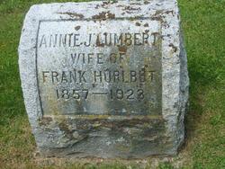 Annie J. <I>Lumbert</I> Hurlbut 