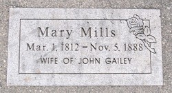 Mary <I>Mills</I> Gailey 