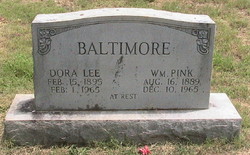 Dora Lee <I>Flether</I> Baltimore 