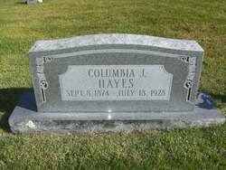 Columbia J <I>Crumley</I> Hayes 