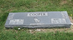 Mary Elizabeth <I>Cross</I> Cooper 