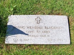 Irving Wendell “Bob” Blackman 