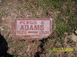 Persis Ellen <I>Parsons</I> Adams 