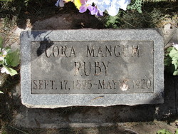 Cora Ovilla <I>Mangum</I> Ruby 