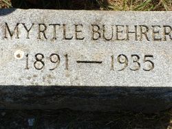 Myrtle Agnes <I>Townsend</I> Buehrer 