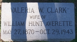 Valeria W. <I>Clark</I> Averette 
