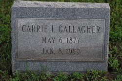 Caroline L. “Carrie” <I>Wagner</I> Gallagher 