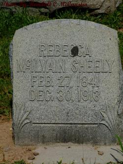 Rebecca E <I>McIlvain</I> Sheely 