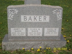 Clara Marie <I>Gilbert</I> Baker 