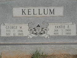 Yantie Elizabeth <I>Elkins</I> Kellum 