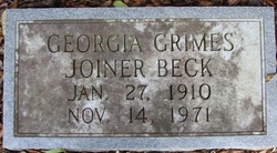 Georgia Grimes <I>Joiner</I> Beck 