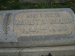 Marietta <I>Haas</I> Bauer 