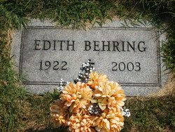 Edith K. <I>Fulcher</I> Behring 
