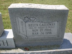 Helen Ray <I>Galloway</I> Faith 