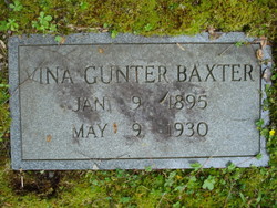 Vina <I>Gunter</I> Baxter 