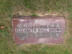 Elizabeth <I>Hall</I> Brown 