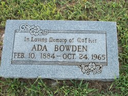 Ada Belle <I>Youngblood</I> Bowden 