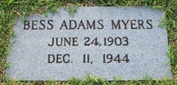 Bess <I>Adams</I> Myers 