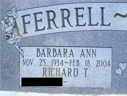 Barbara Ann <I>Jones</I> Ferrell 