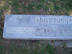 Ida Pearl <I>Tucker</I> Burditt 