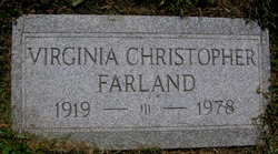 Virginia Maye <I>Christopher</I> Farland 