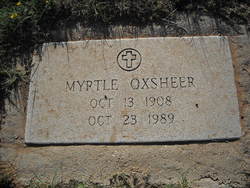 Myrtle <I>Reeves</I> Oxsheer 