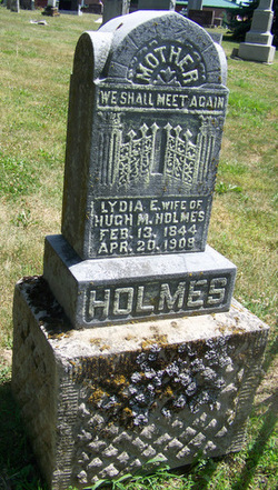 Lydia Elizabeth <I>Fogle</I> Holmes 