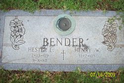Hester <I>Lane</I> Bender 