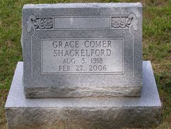 Grace Marie <I>Comer</I> Shackelford 