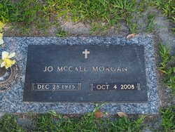 Josephine “Jo” <I>McCall</I> Morgan 