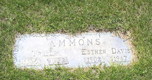 Esther <I>Davis</I> Ammons 