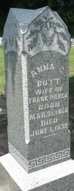 Anna C <I>Butt</I> Pierce 