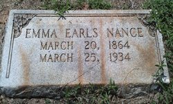 Emma Jackson <I>Earles</I> Nance 